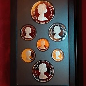 1987 SILVER CANADIAN CAMEO PROOF SET